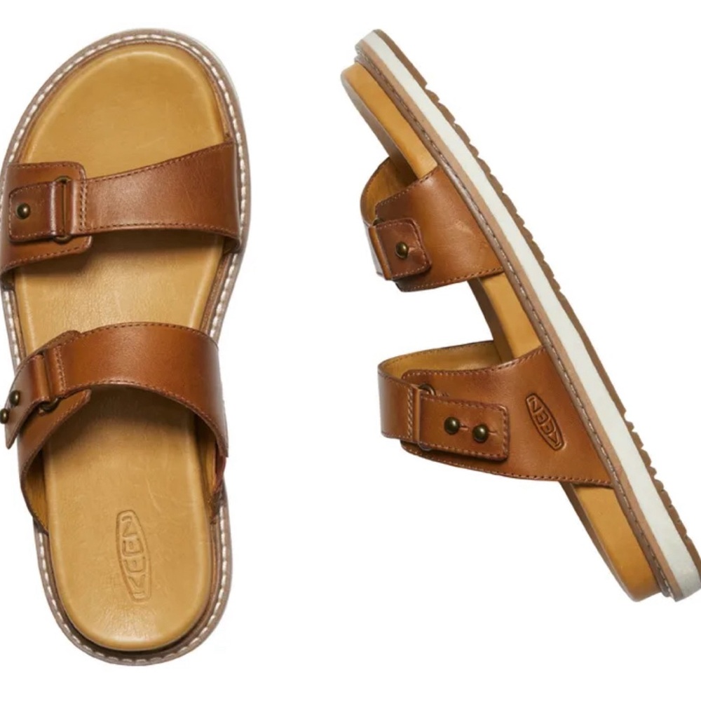 NEW Keen Women’s Lana Slide Open Toe Leather Sandal